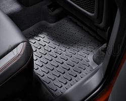 Оригинальные резиновые коврики Audi Q3 F3 - задние комплект (83A061511041) 83A061511041