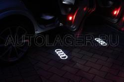 Оригинальная LED подсветка передних или задних дверей Audi в форме колец Audi (4G0052133G) 4G0052133G