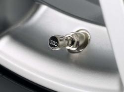 Колпачки на нипель с эмблемой Audi для датчиков давления 4L0071215A