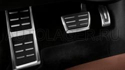 Оригинальный набор накладок на педали Audi A7 Sportback C7/4G - с площадкой для отдыха ноги 4G1064205A