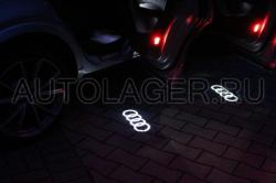 LED подсветка передних или задних дверей Audi в форме колец Audi 4G0052133G