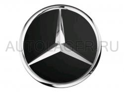 Заглушка диска Mercedes - звезда, черная матовая (A00040027009283)