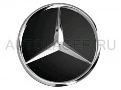 Заглушка диска Mercedes - звезда, черная (A00040027009040)