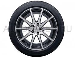 Оригинальный колесный диск AMG R18 для Mercedes C-Class W205 - 10 спиц (A20540103017Y51) A20540103017Y51