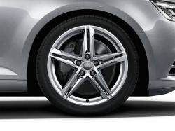 Оригинальный колесный диск R18 для Audi A4 B9/8W - S-Line 5 двойных спиц (8W0601025EC).