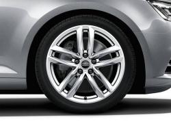 Оригинальный колесный диск R18 для Audi A4 B9/8W - S-Line 5 двойных спиц (8W0601025BA).