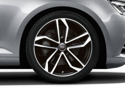 Оригинальный колесный диск R19 для Audi A4 B9/8W - 5 двойных спиц (8W0071499LT7).
