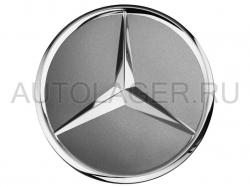 Заглушка диска Mercedes - "Серый титан" с объемной звездой (A22040001259771)
