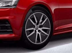Оригинальный колесный диск R17 для Audi A5 8W/B9 - 5 широких V-образных лучей (8W0601025AF)