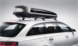 Багажный бокс на крышу Audi - 405 литров СЕРЫЙ/чёрные глянцевые вставки - (8K0071200) 8K0071200 2