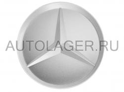 Заглушка диска Mercedes - звезда, "Серебристый глянец" 66,8 мм (A00040038009715)