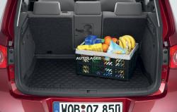 Резиновый коврик багажника Volkswagen Tiguan -  для автомобилей с высоким полом багажника. 5N0061180