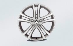 Оригинальный колесный диск Volkswagen Tiguan R19 - Savannah Brillantsilber. 2