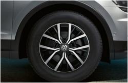 Оригинальный колесный диск R17 для Volkswagen Tiguan (5N) NEW с 2016г.в. - TULSA (5NA601025ANQ9)