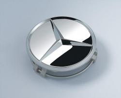 Заглушка диска Mercedes - Звезда хромированная. B66470207