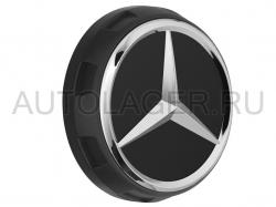 Заглушка диска Mercedes AMG в стиле центральной гайки - черная матовая (A00040009009283)
