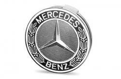 Колпак колесного диска Mercedes - Звезда с лавровым венком, черный.