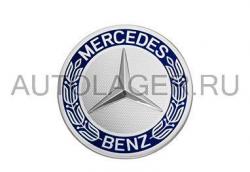 Заглушка диска Mercedes - Звезда с лавровым венком синяя (3D эффекет) A17140001255337